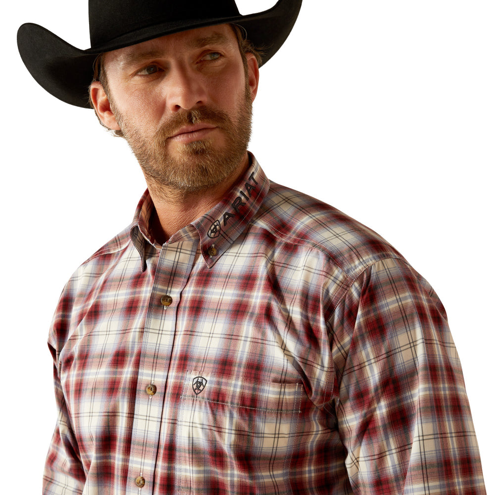 Ariat Mens Shirt | Oscar Pro Series | Dark Red