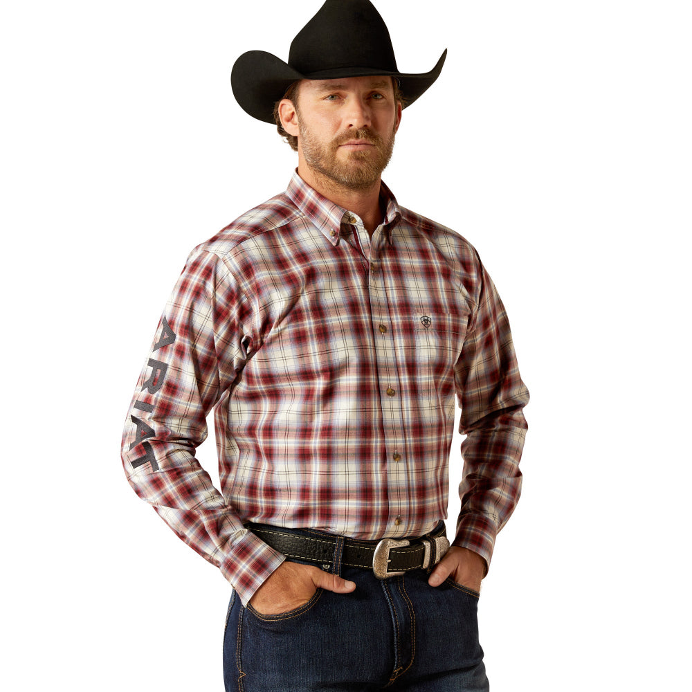 Ariat Mens Shirt | Oscar Pro Series | Dark Red