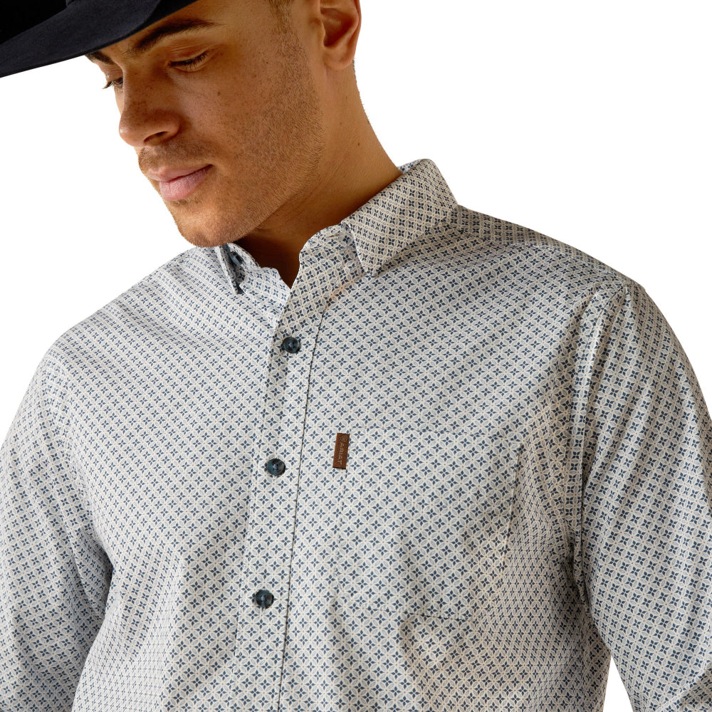 Ariat Mens Shirt | Maxwell Modern Fit | Blue