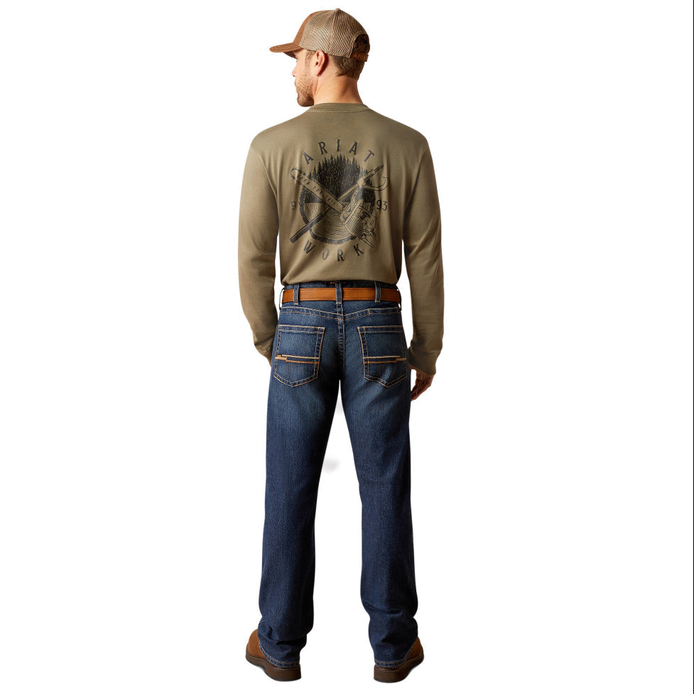 Ariat Mens Jeans | M5 Rebar Rail Straight Cut | Encinitas | 30 Leg