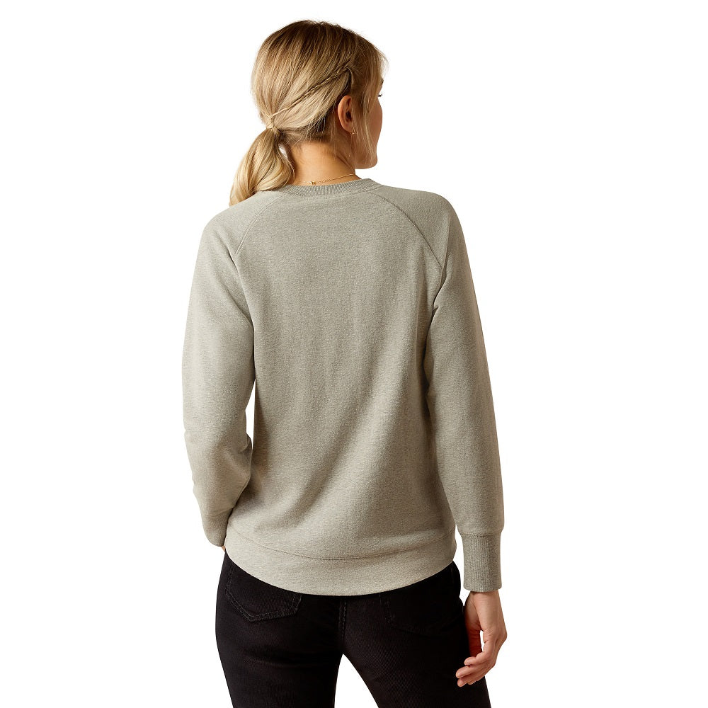 Ariat Womens Sweatshirt | Benicia | Heather Grey