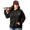Ariat Womens Hoodie | Steer Stitch | Black