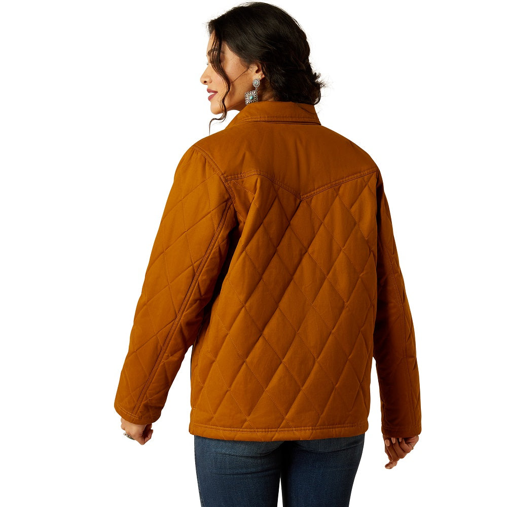 Ariat Womens Jacket | Grizzly Quilted Barn | Chestnut Horse