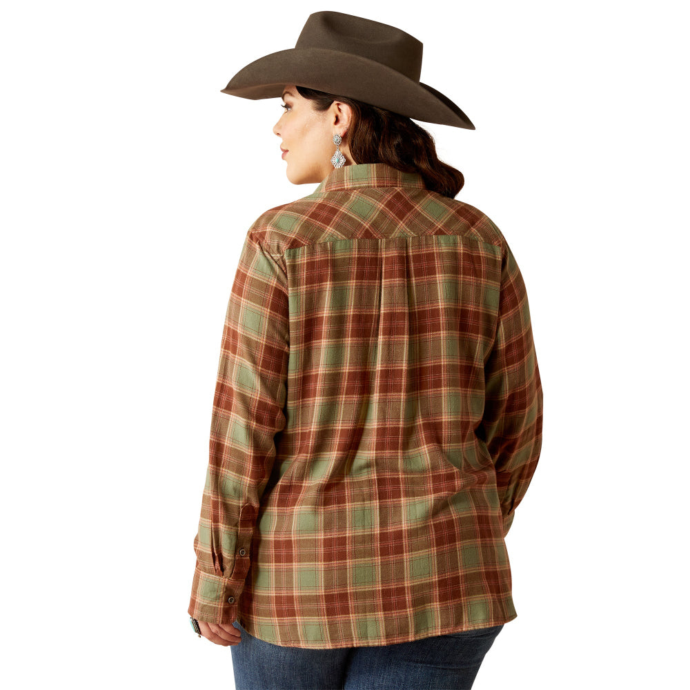 Ariat Womens Shirt | Billie Jean | Oakwood Plaid