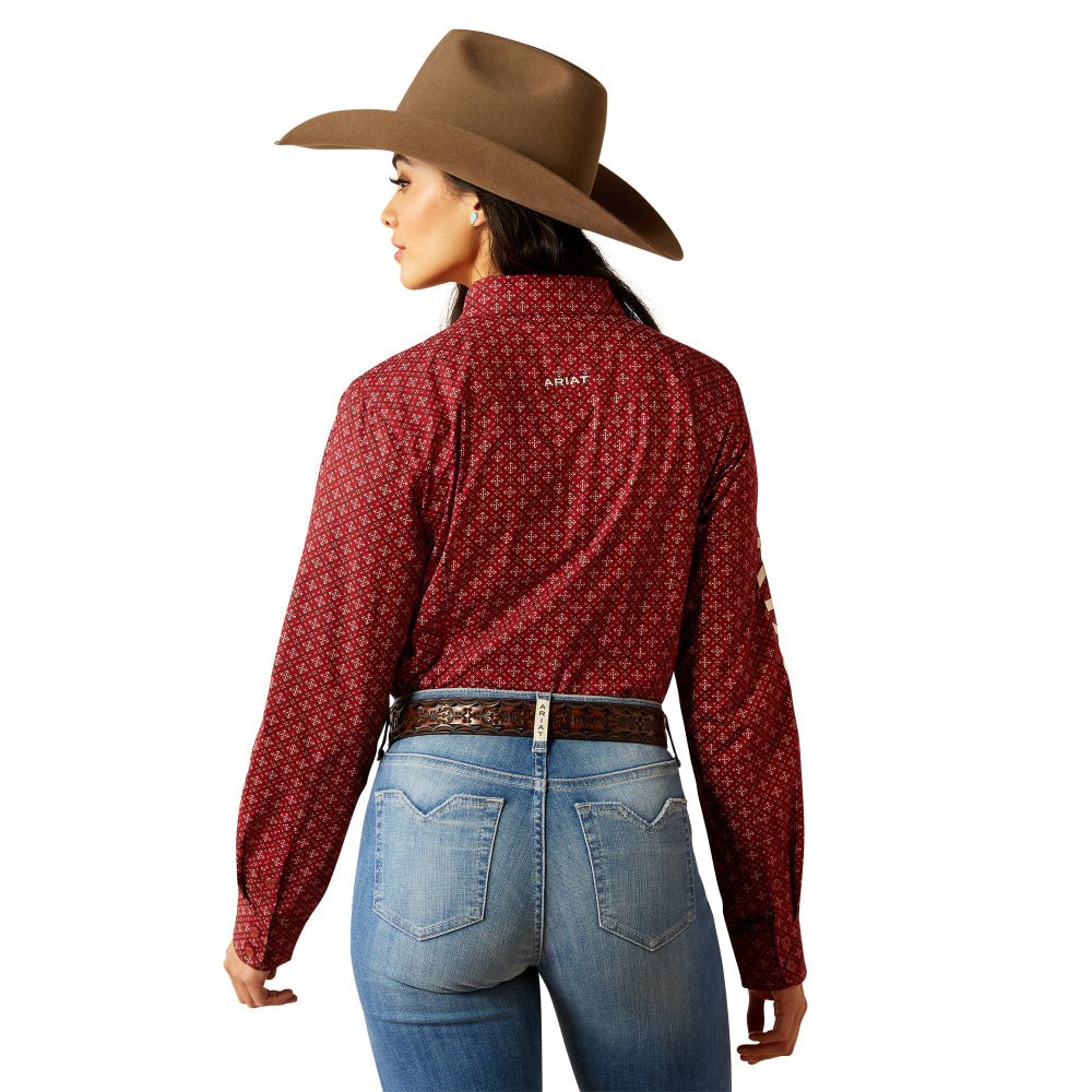 Ariat Womens Shirt | Kirby Wrinkle Resistant Stretch | Sanders Print
