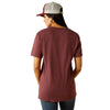 Ariat Womens T-Shirt | Rodeo Sweetie | Maroon Heather