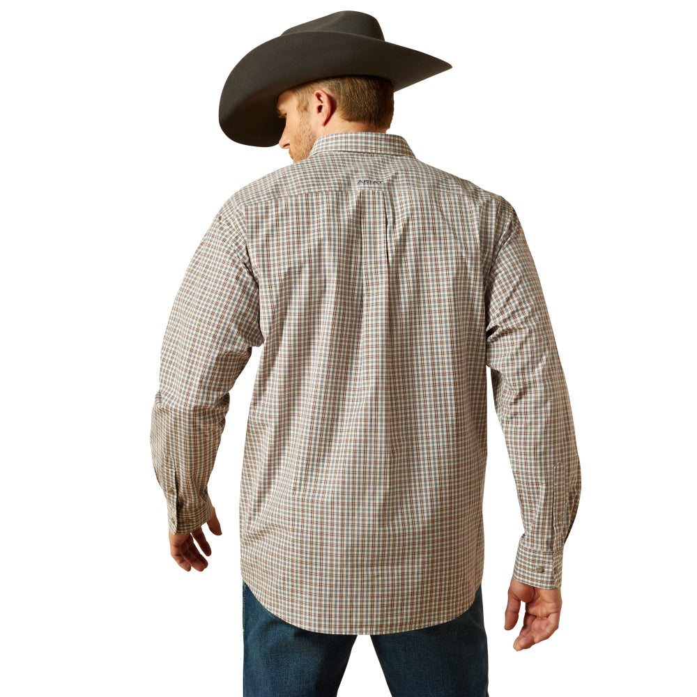 Ariat Mens Shirt | Trevor Long Sleeve | Burgundy