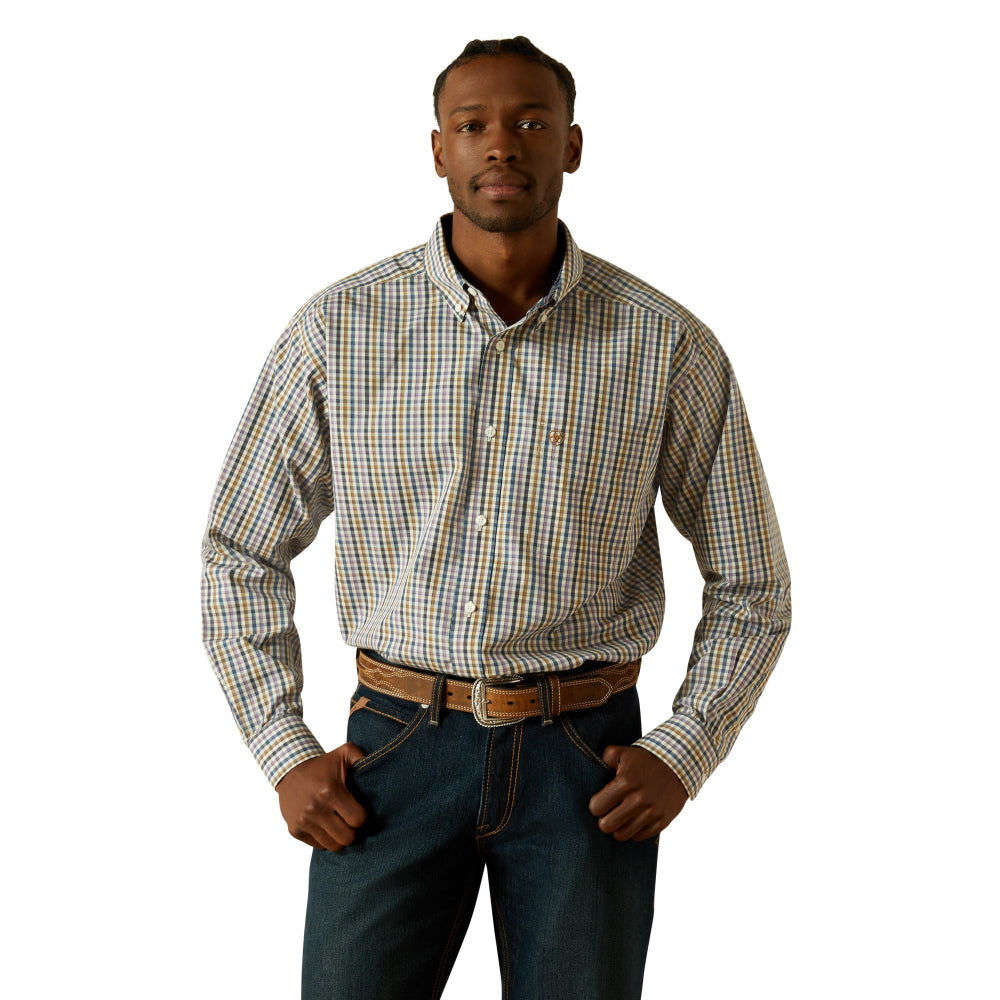 Ariat Mens Shirt | Dusty Wrinkle Free | Purple