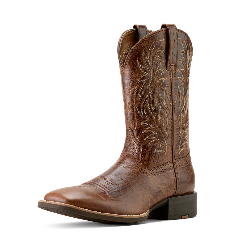 Ariat Mens Boots | Sport Western | Dark Tan