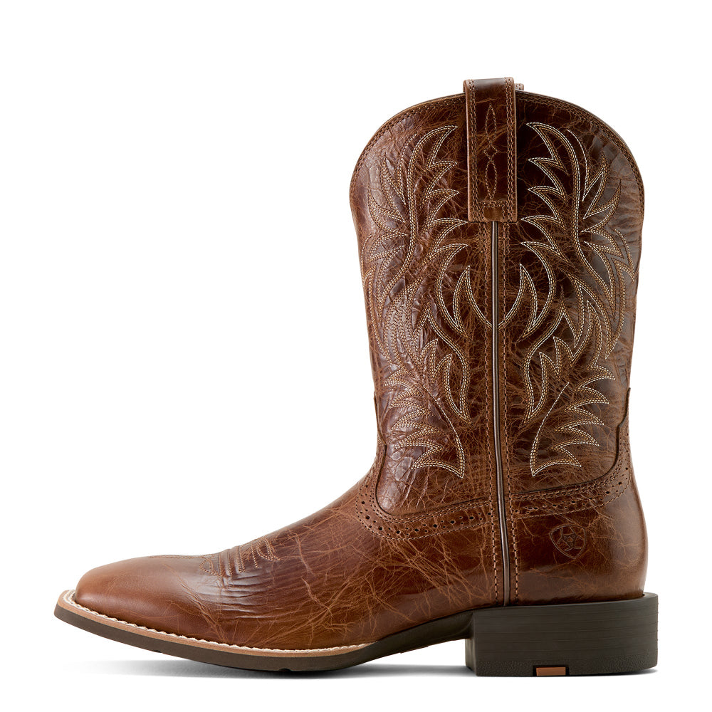 Ariat Mens Western Boots | Sport Western | Dark Tan