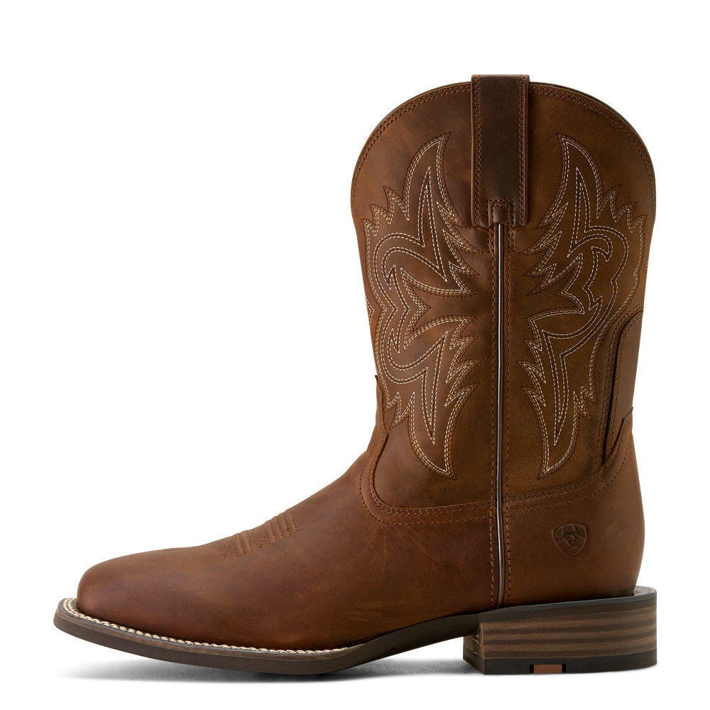 Ariat Mens Western Boots | Western Big Rig | Distressed Brown
