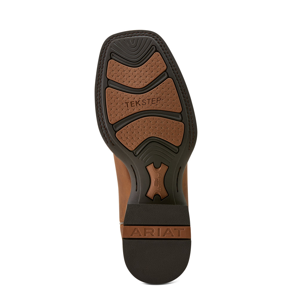 Ariat Mens Western Boots | Western Big Rig | Distressed Brown
