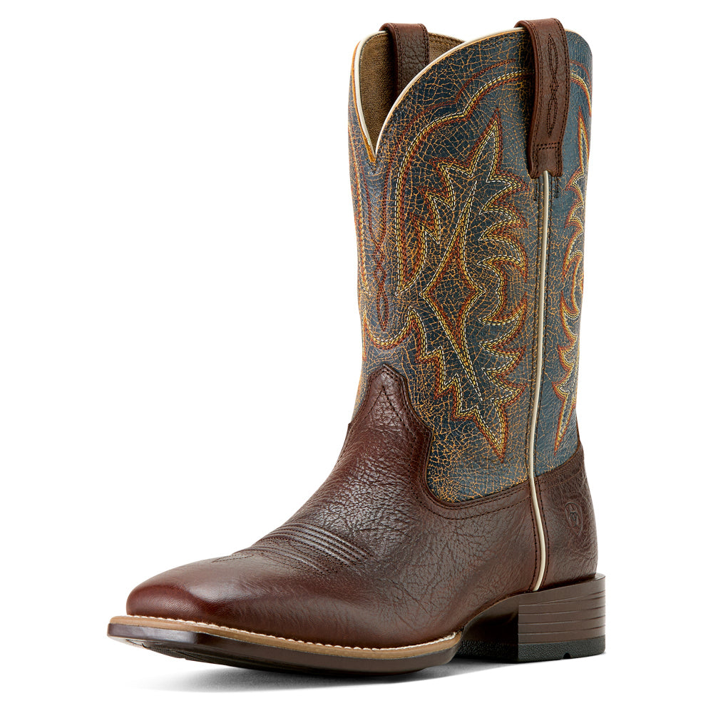 Ariat Mens Western Boots | Ryden | Ultra Textured Oak / Sunkissed Skies