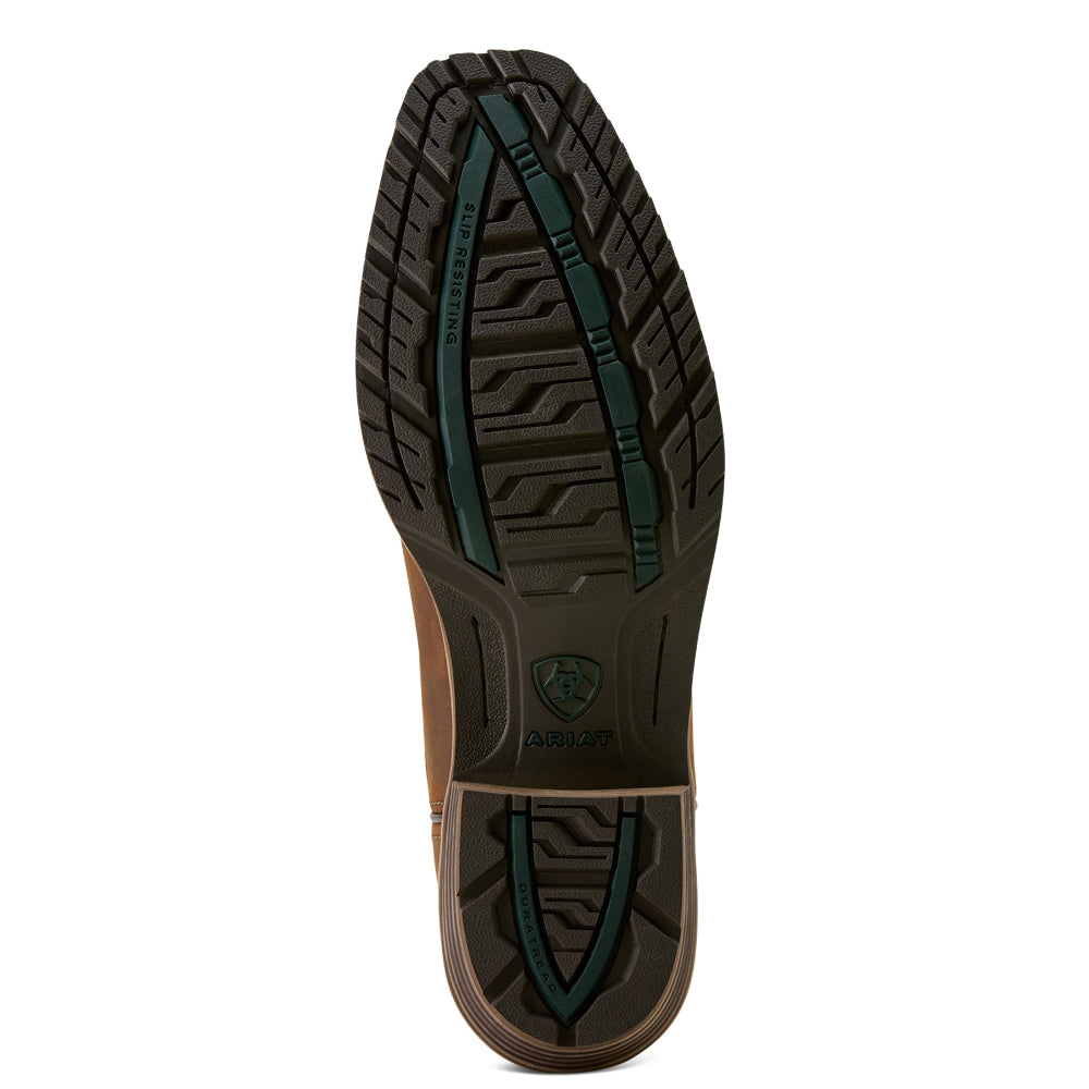 Ariat Mens Western Boots | Hybrid RoughStock | Distressed Brown