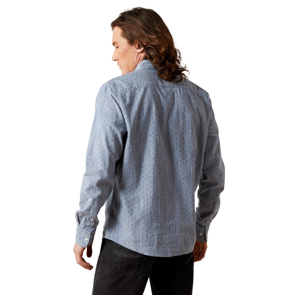 Ariat Mens Shirt | Macoy Modern | Chambray Blue