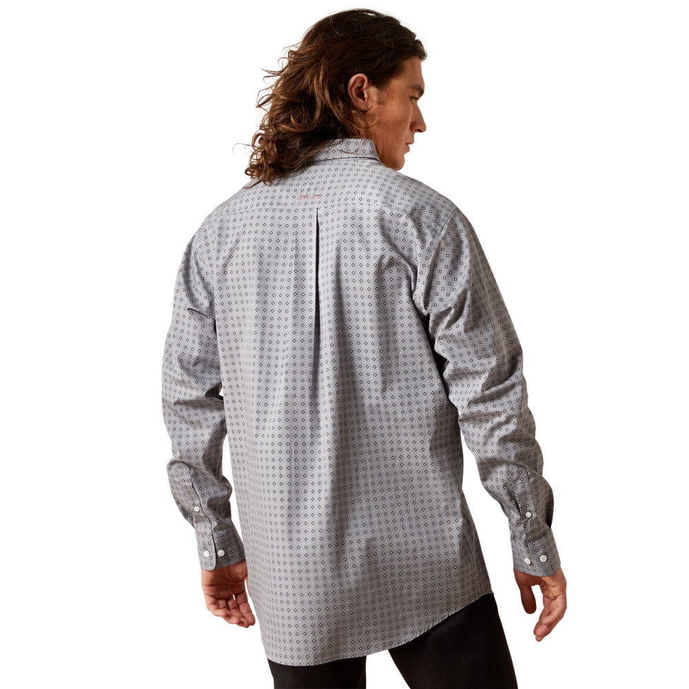 Ariat Mens Shirt | Wrinkle Free Anderson Fitted | Grey