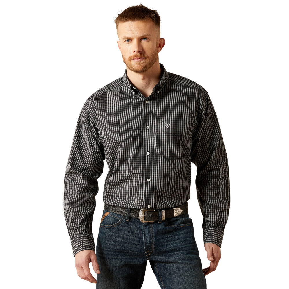 Ariat Mens Shirt | Wrinkle Free Abel | Black