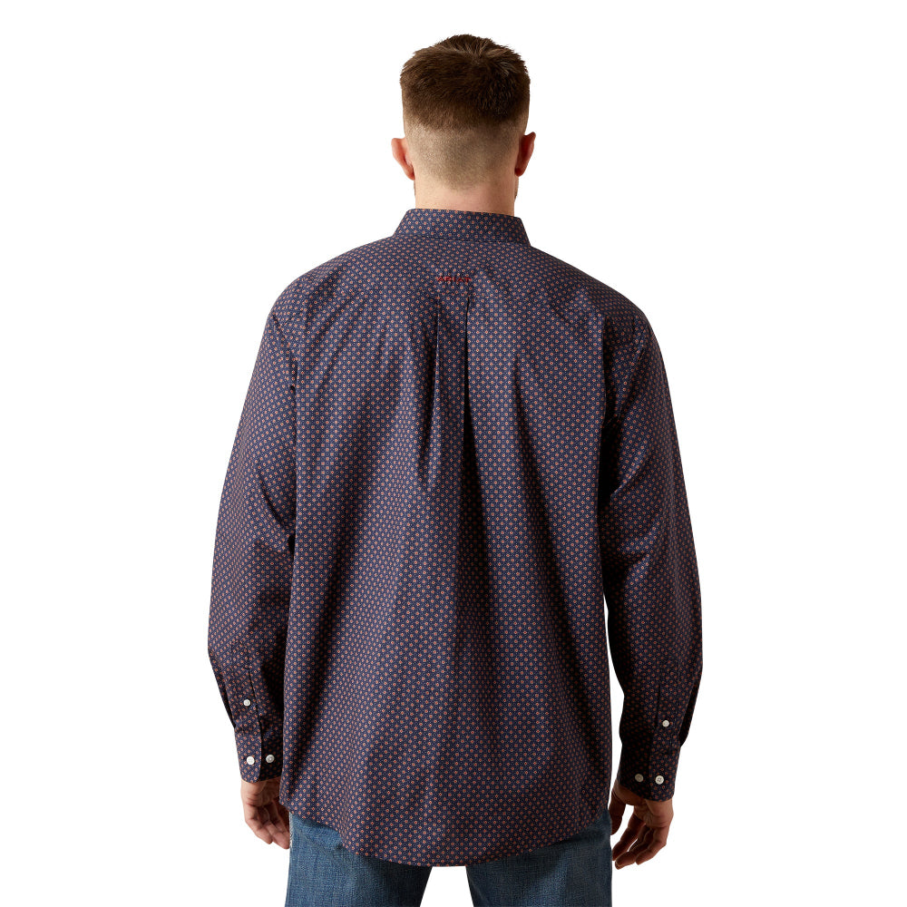 Ariat Mens Shirt | Wrinkle Free briggs | Navy