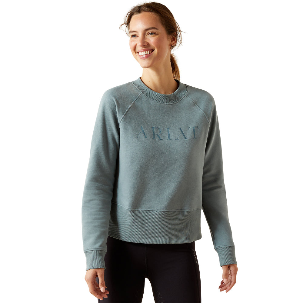 Ariat Womens Jumpers | Martine | Steel Sage
