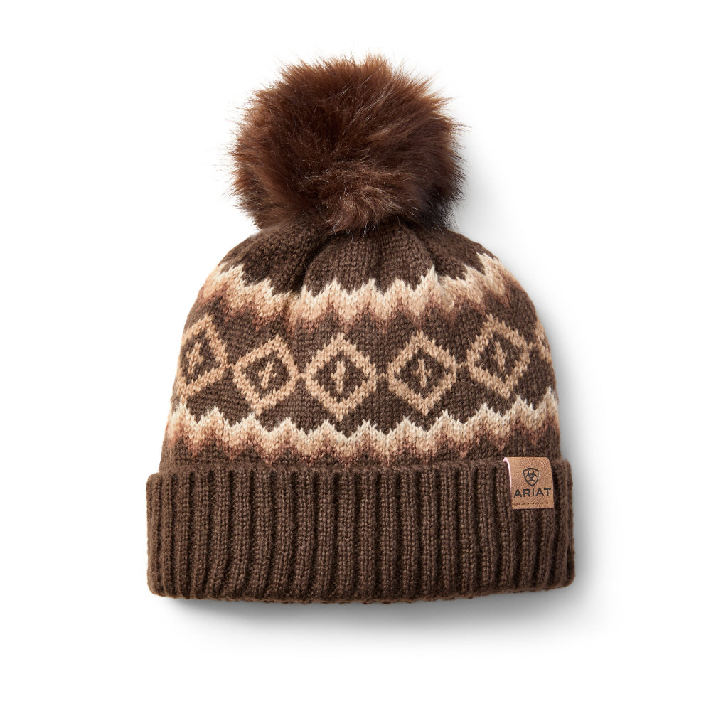 Ariat Womens Beanies | Bristol | Chocolate Brown