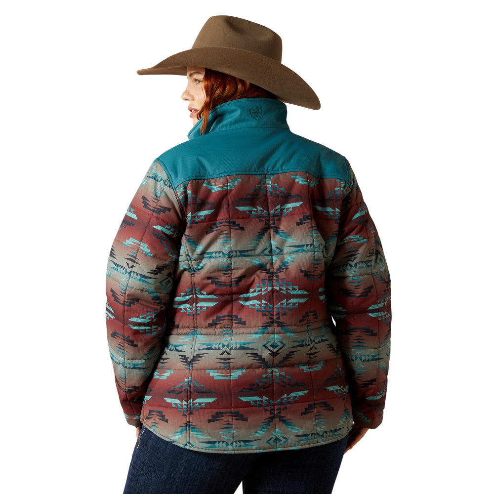 Ariat Womens Jacket | Crius Insulated | Dragonfly / Inez Blanket Print