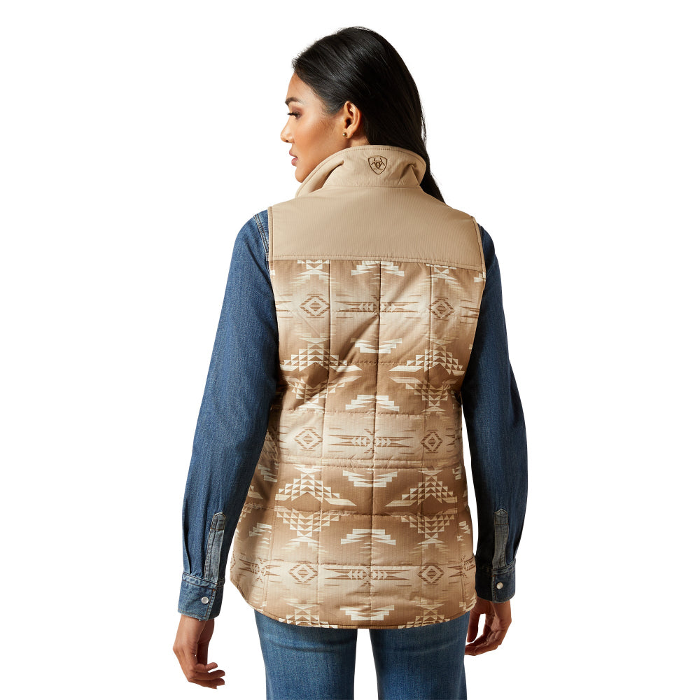 Ariat Womens Vest | Crius Insulated | Savannah / Dune