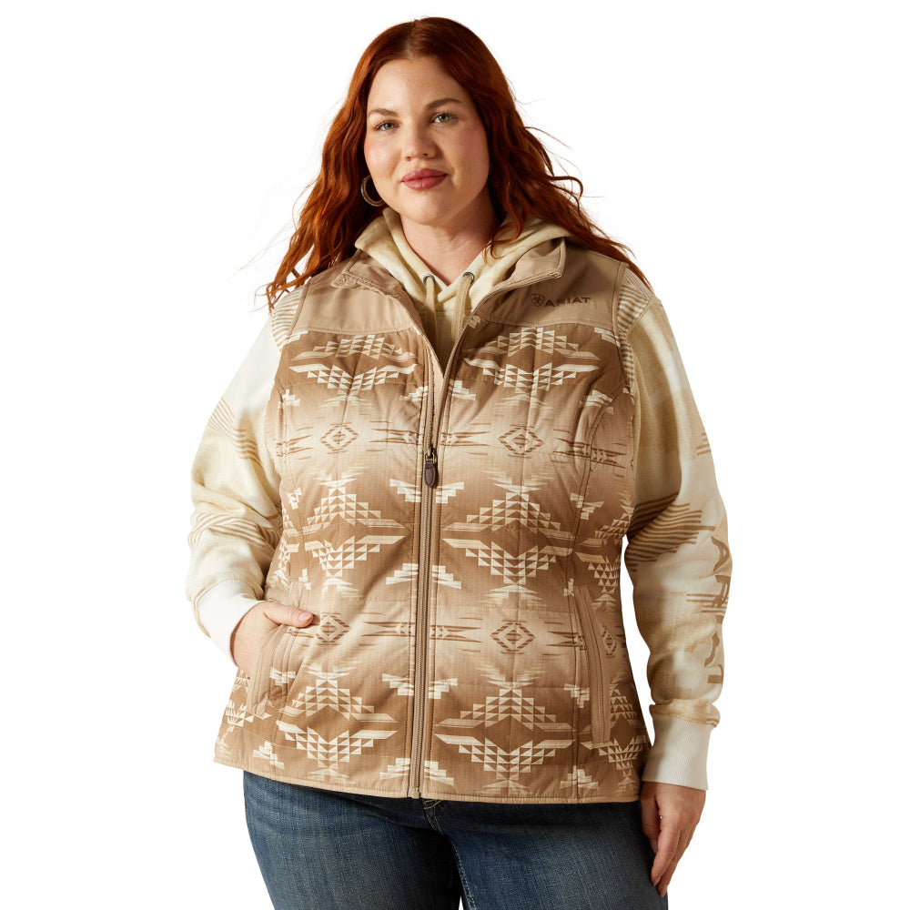 Ariat Womens Vest | Crius Insulated | Savannah / Dune