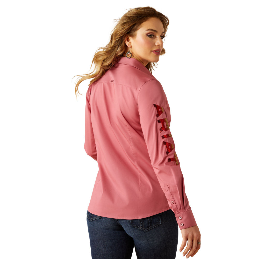 Ariat Womens Shirt | Team Kirby Stretch | Mauvewood