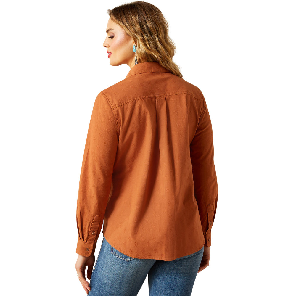 Ariat Womens Shirt | Billie Jean Shirt | Glazed Ginger Dobby