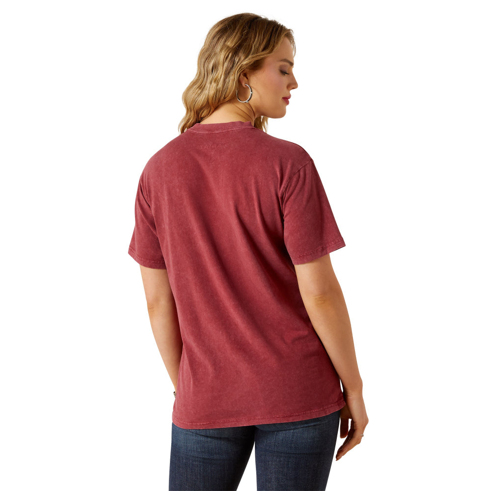 Ariat Womens T-Shirt | Denim &amp; Supply | Cabernet