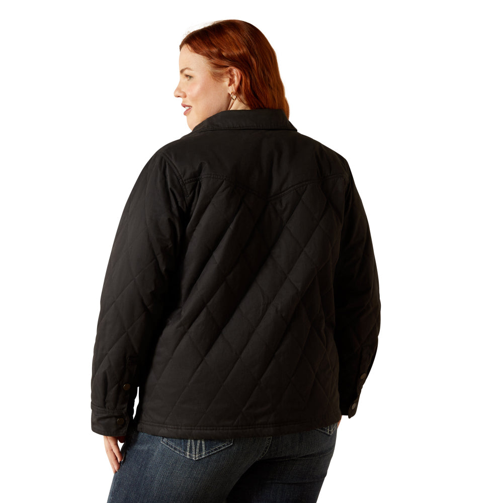Ariat Womens Jacket | Grizzly Quilted Barn | Black