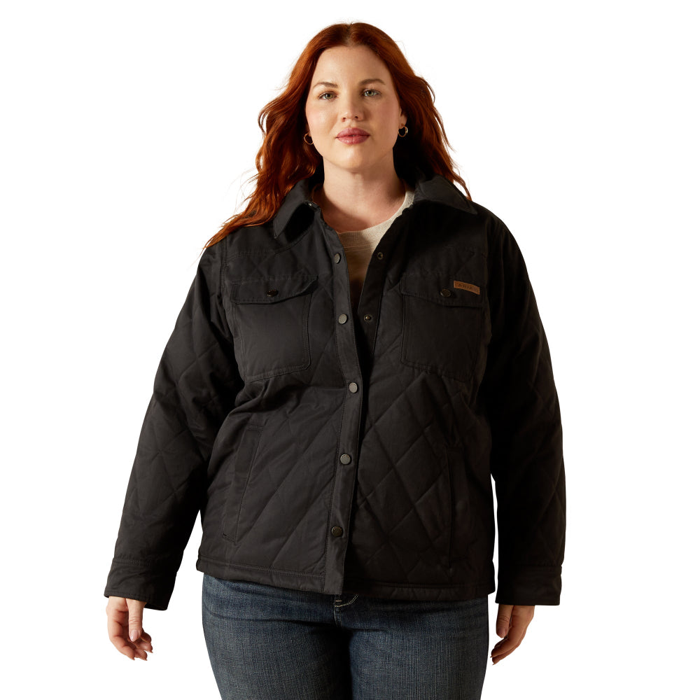 Ariat Womens Jacket | Grizzly Quilted Barn | Black