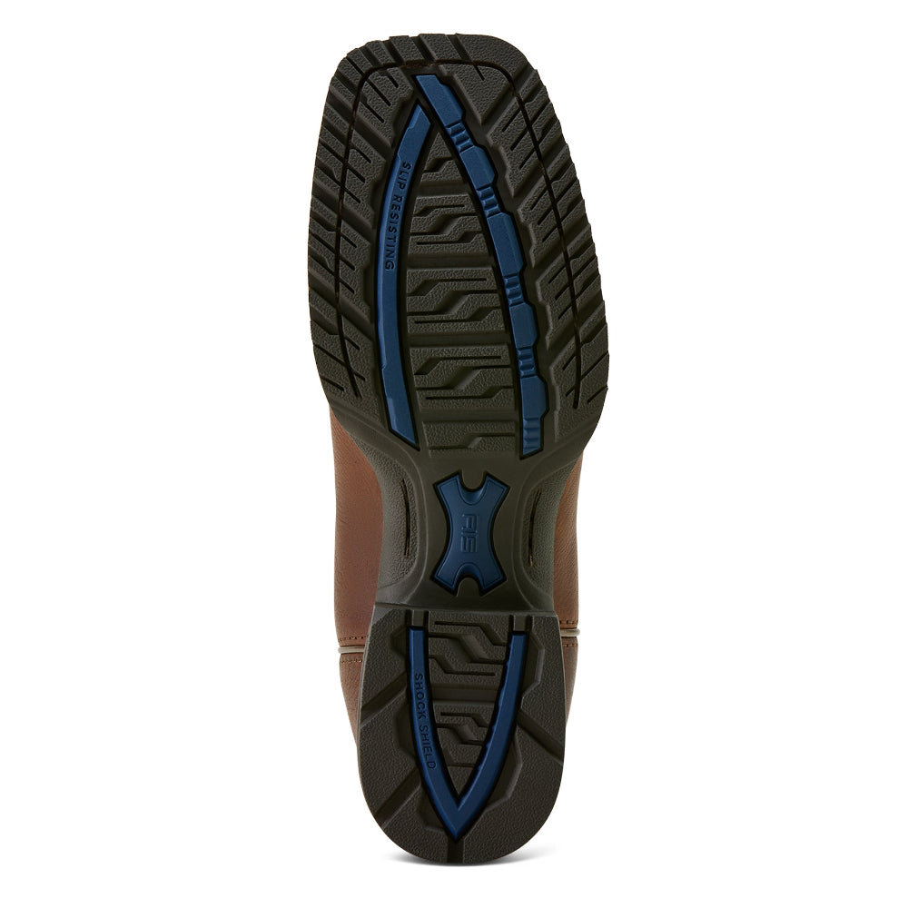 Ariat Womens Western Boot | Hybrid Ranchwork | Peanut / Worn Denim