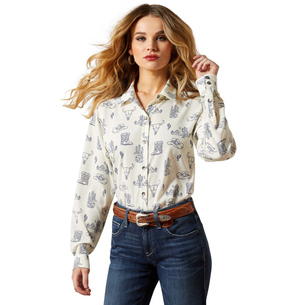 Ariat Womens Shirt | Homestyle | Deserted Print