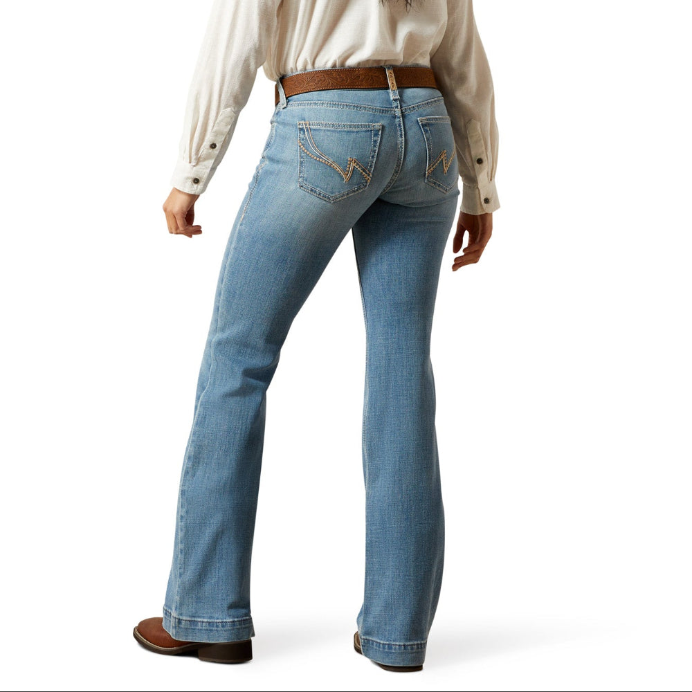 Ariat Womens Jeans | Giovana | Mid Rise Slim Trouser Long Leg