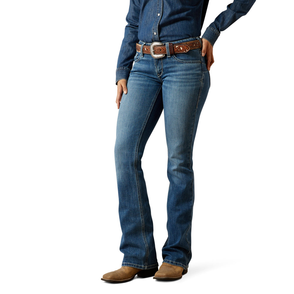 Ariat Womens Jeans | Aisha | Mid Rise Boot Cut Extra Long Leg