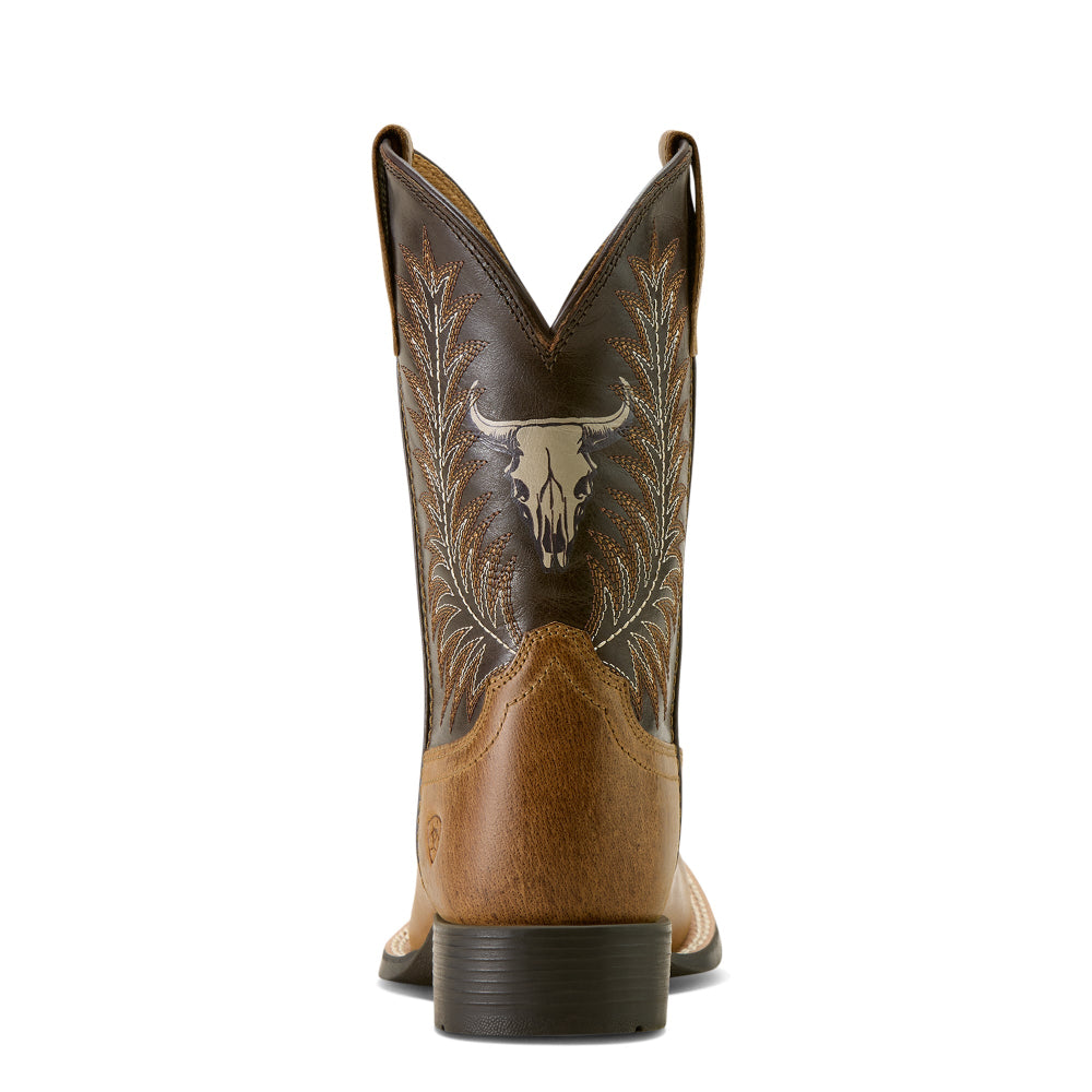 Ariat Kids Western Boots | Stampede | Deser Brown / Thunder Brown
