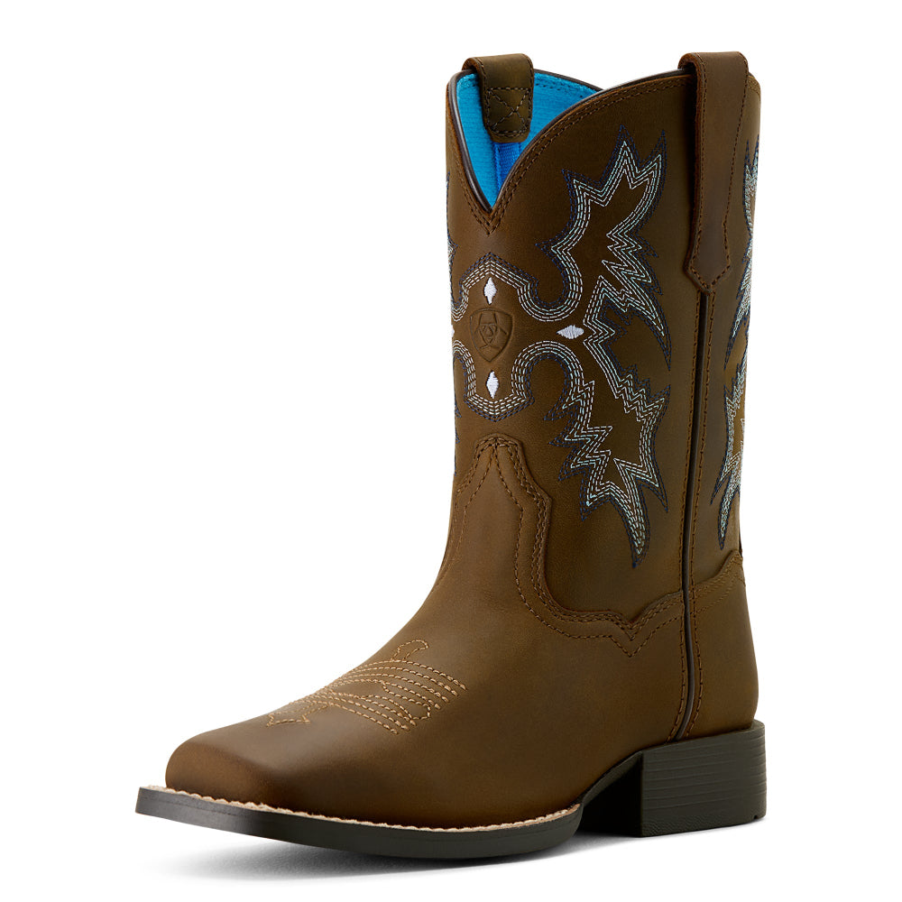 Ariat Youth Western Boots | Tombstone | Distressed Brown