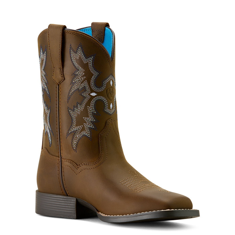 Ariat Youth Western Boots | Tombstone | Distressed Brown