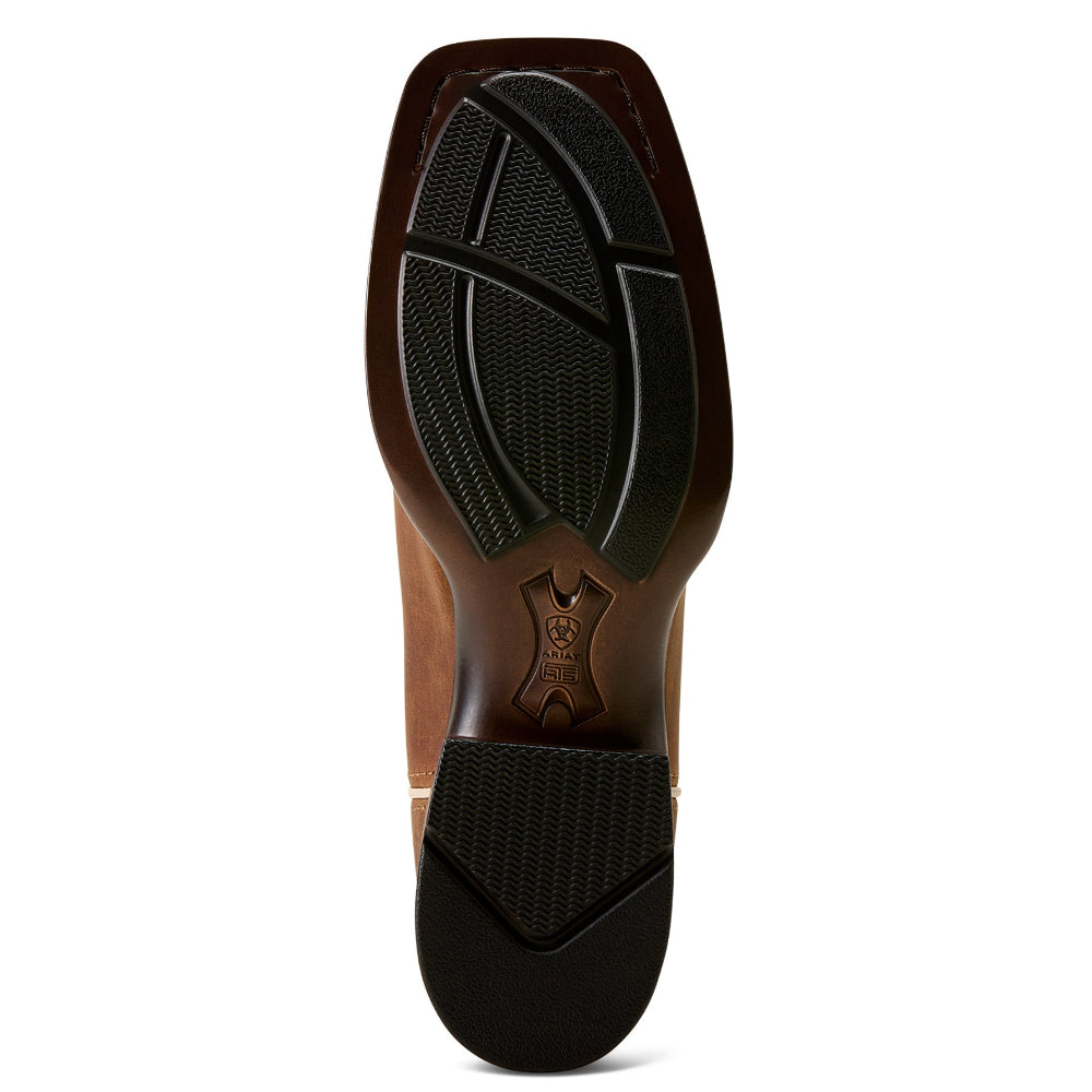 Ariat Womens Western Boots | Canyon Point | Desert Sand / Heart Throb Red