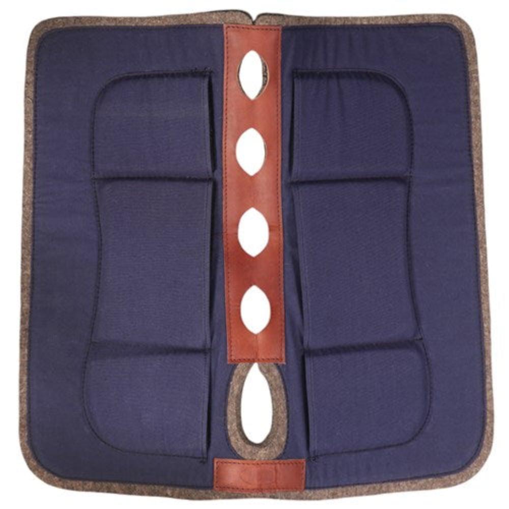 FORT WORTH SADDLEPAD | CANVAS SHIM | NAVY 30X30