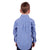 Hard Slog Kids Shirt | Charlie Half Placket | Blue / White