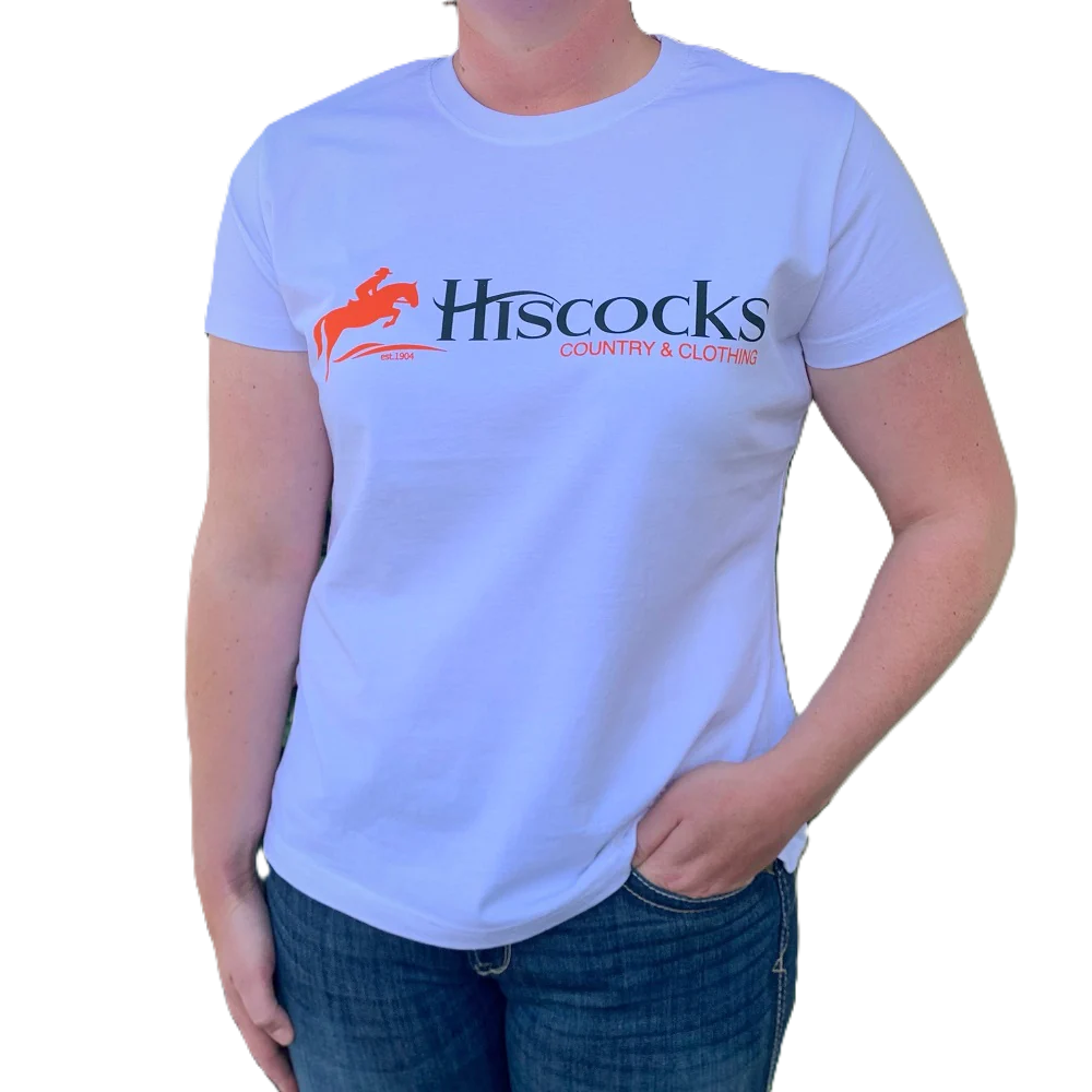 Hiscock's Womens Singature Tee | White