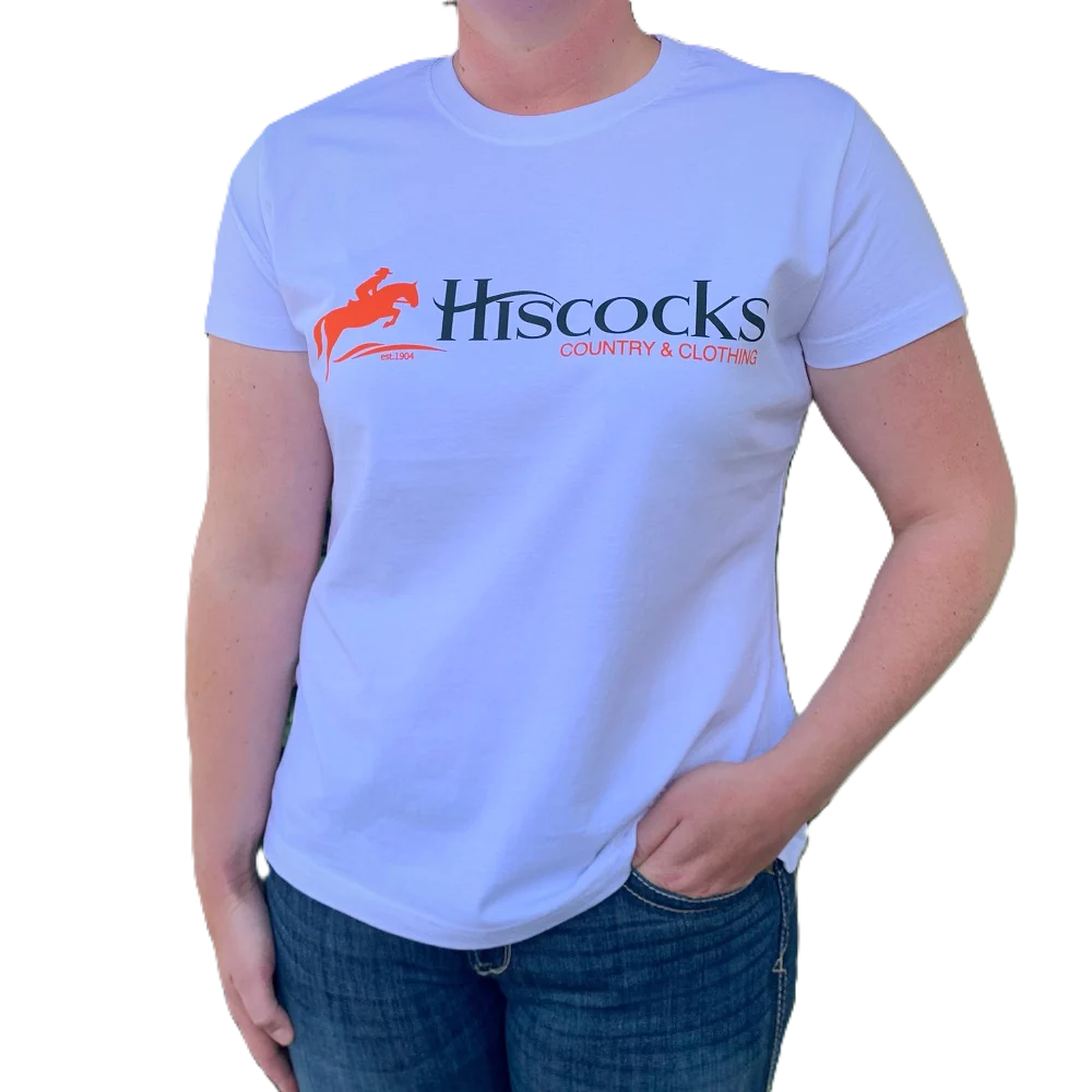 Hiscock's Womens Signature Tee | White