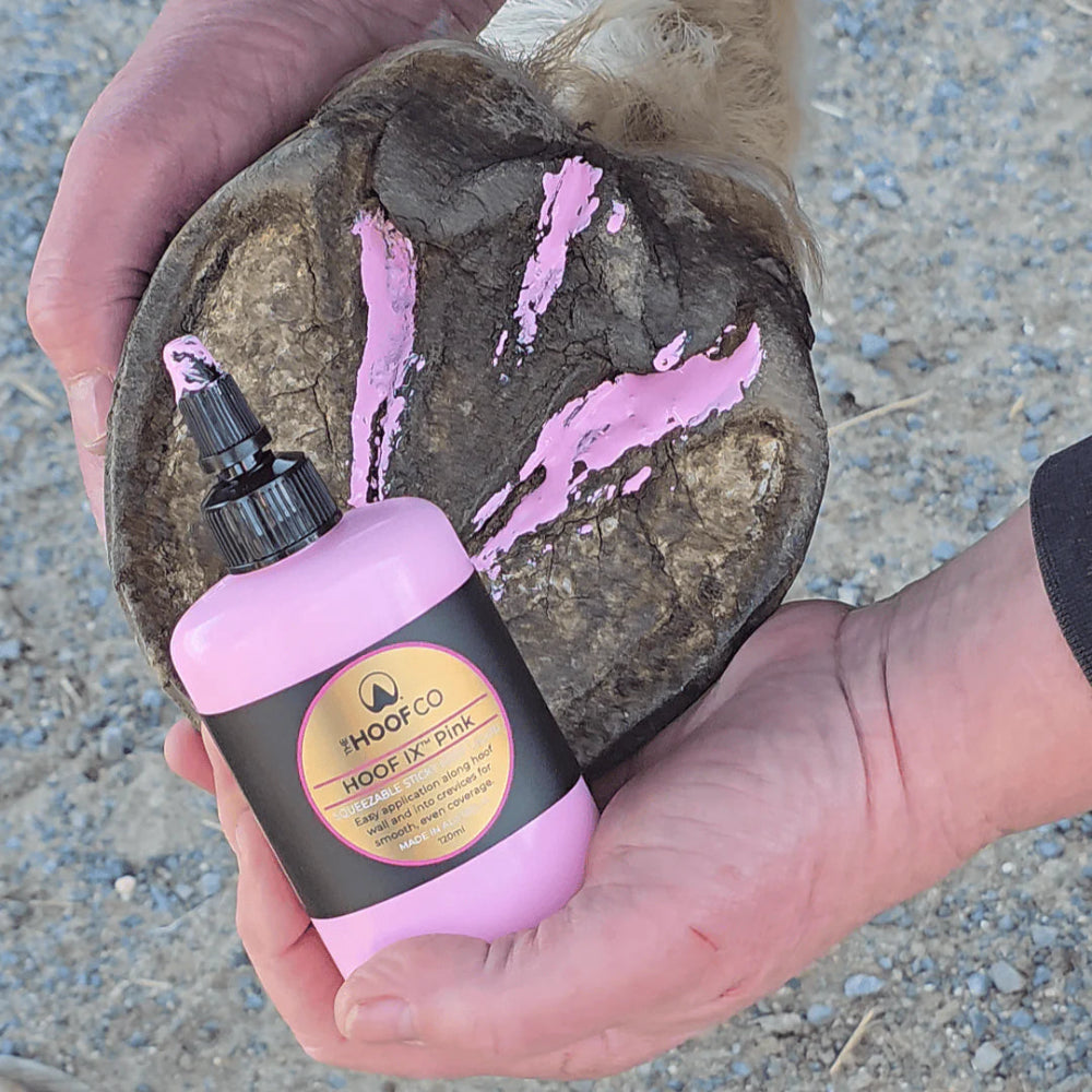 THE HOOF CO. HOOF IX PINK SQUEEZEABLE LIQUID 120ML