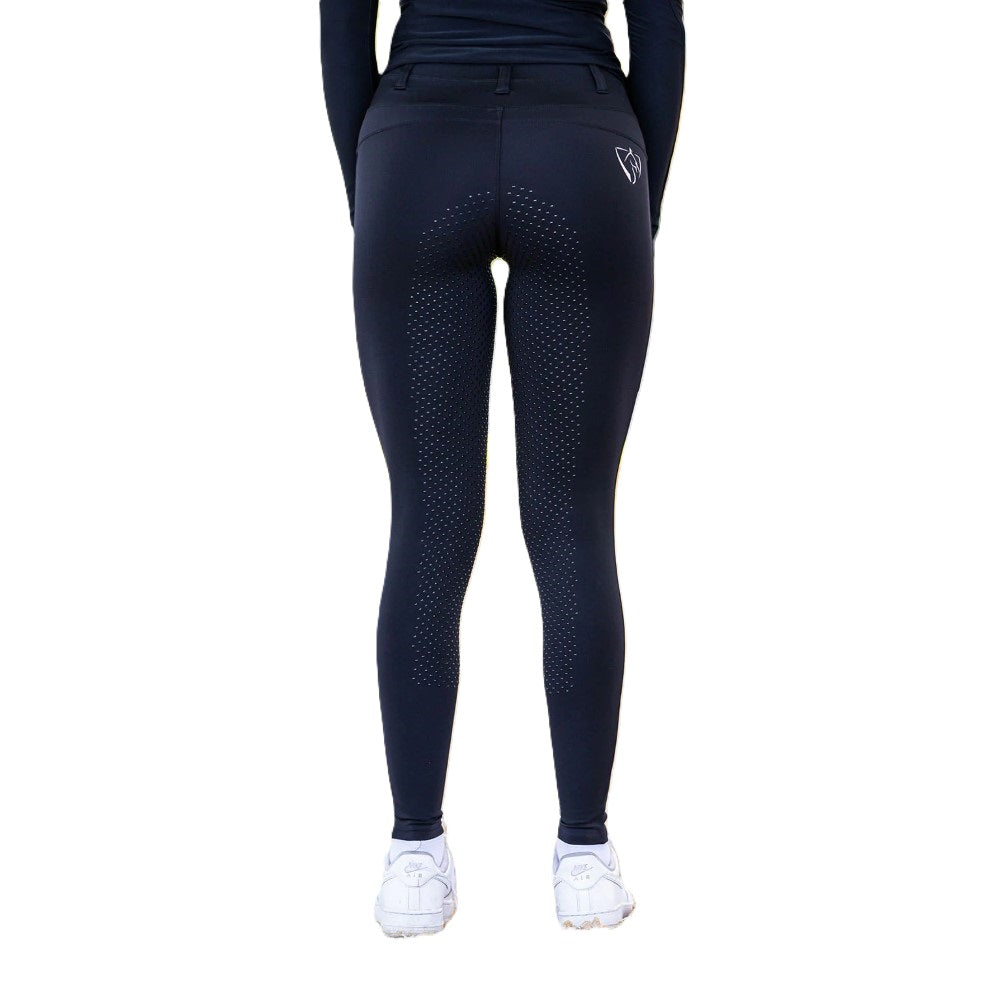 Bare Equestrian Performance Riding Tights | ThermoFit Winter | Black