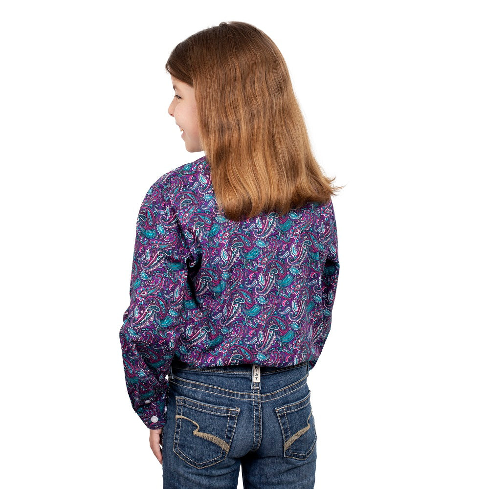 Just Country Girls Shirt | Harper | Purple Paisley
