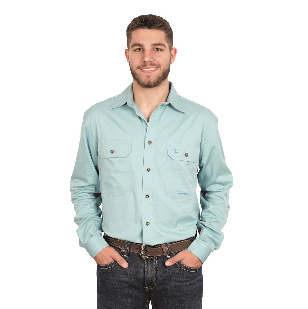 Just Country Mens Evan Shirt | Full Button | Reef
