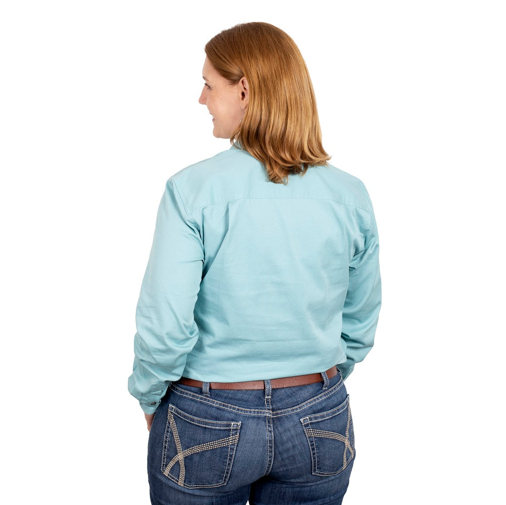 Just Country Womens Jahna Shirt | Half Button | Reef