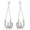 Kelly Herd Jewellery | Double Horseshoe Earrings | Sterling Silver